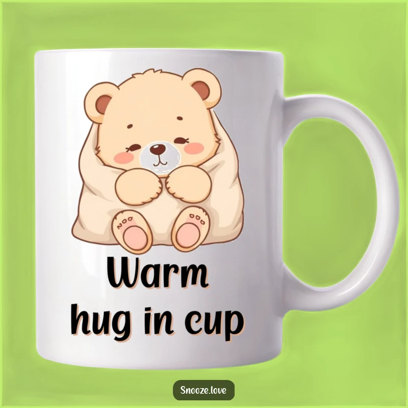 Funny Bear Cub Mug: Cozy Comfort and Humor Funny Gift