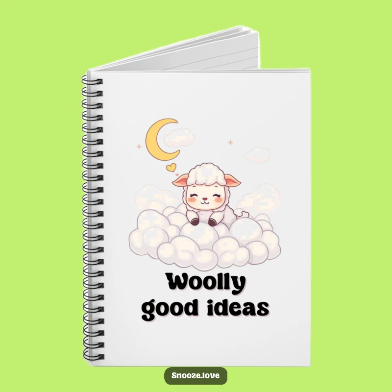 Funny Sheep Dream Notebook: Jot Down Ideas with Fluffy Fun Funny Gift